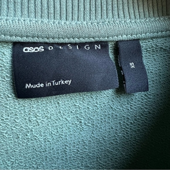 NWOT ASOS Unrvlld Spply Men’s Oversized Abstract Crewneck Sweatshirt, XS - Picture 9 of 9